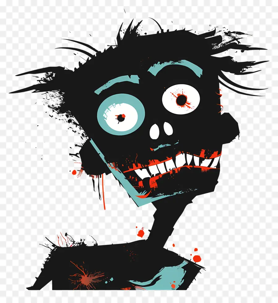 Halloween Zombie，Kartun Zombie PNG