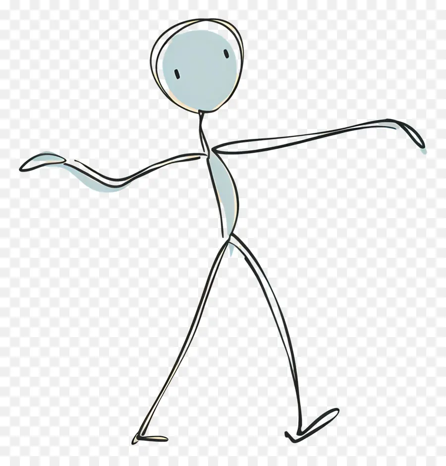 Menari Stickman，Sosok Manusia PNG