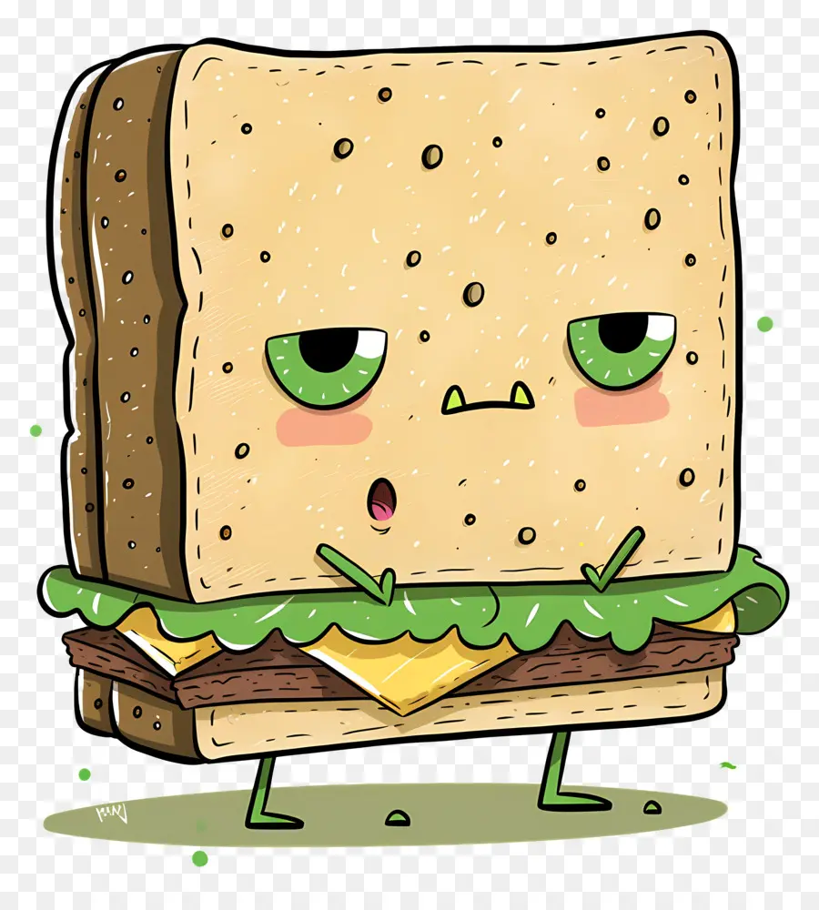 Kartun Sandwich，Eksterior Bready PNG