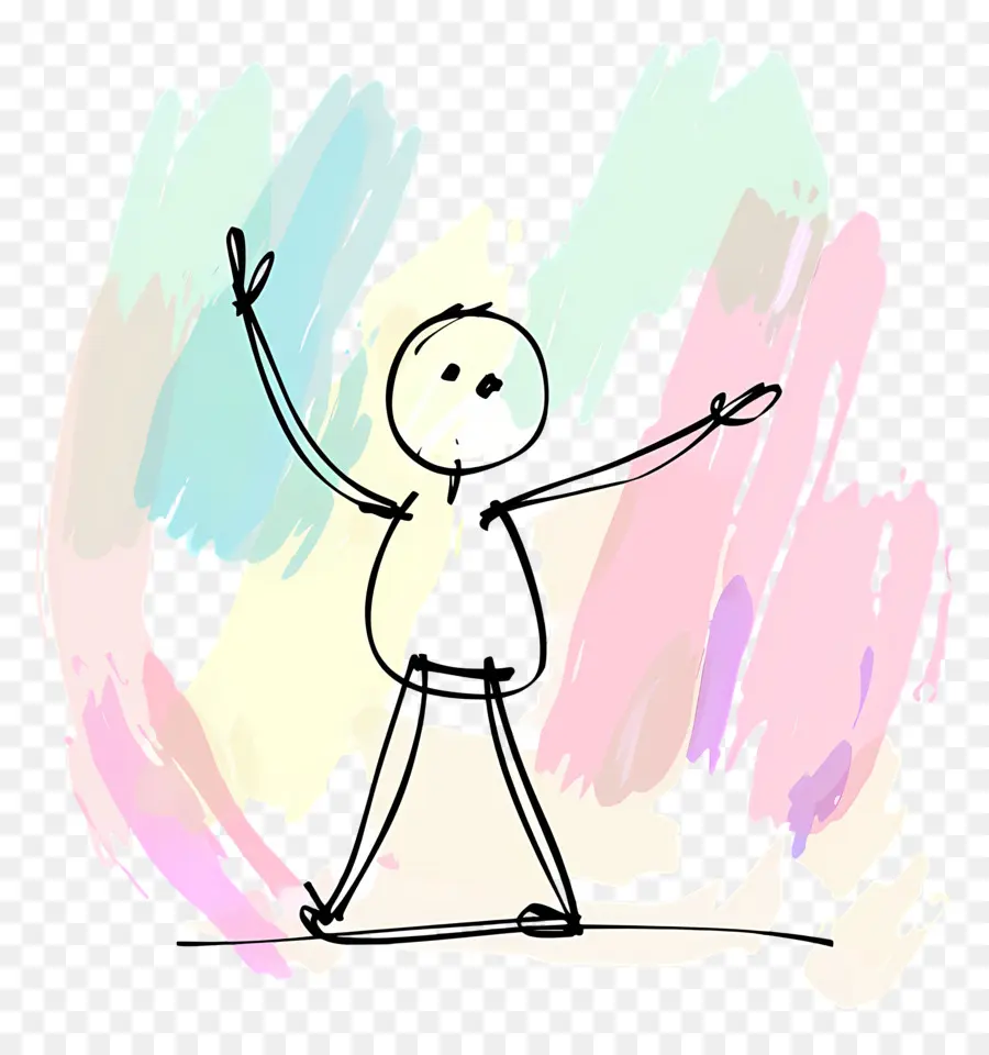 Menari Stickman，Pria PNG