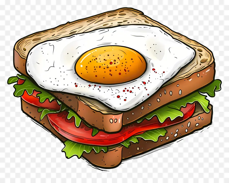 Sandwich Telur，Buka Sandwich PNG