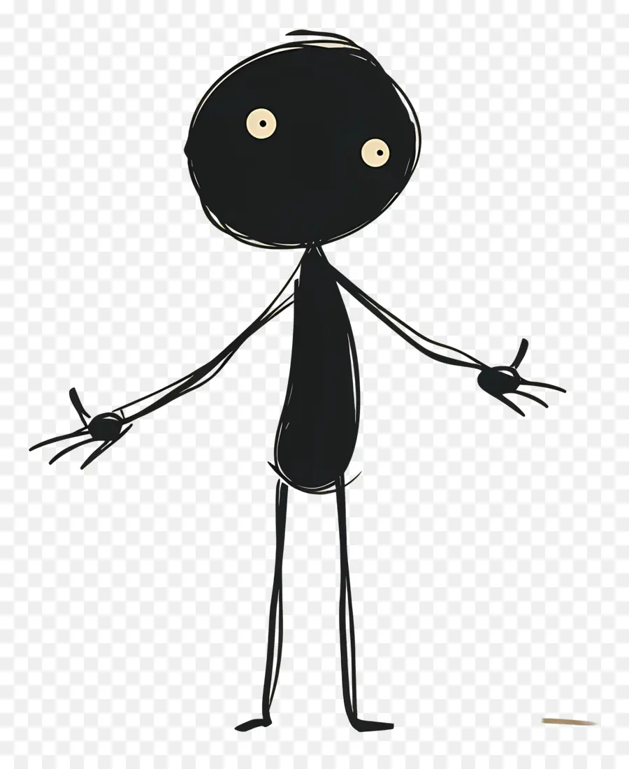 Stickman Yang Bingung，Tongkat PNG