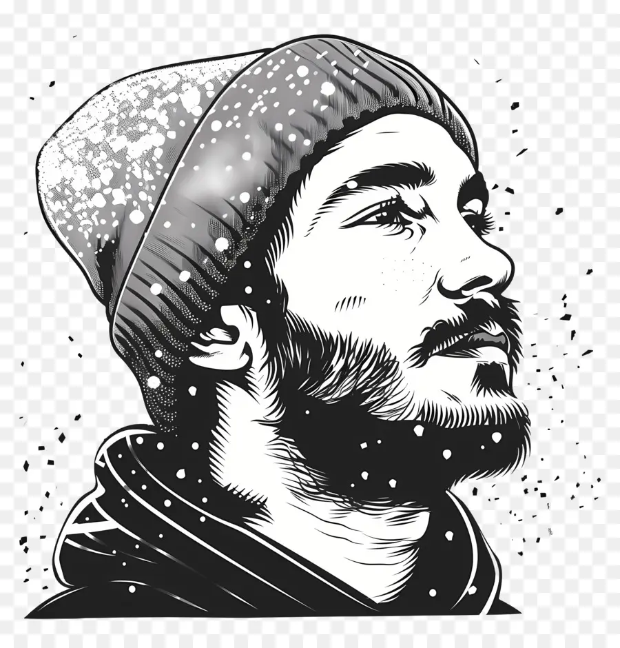 Pria Dengan Beanie，Pria PNG