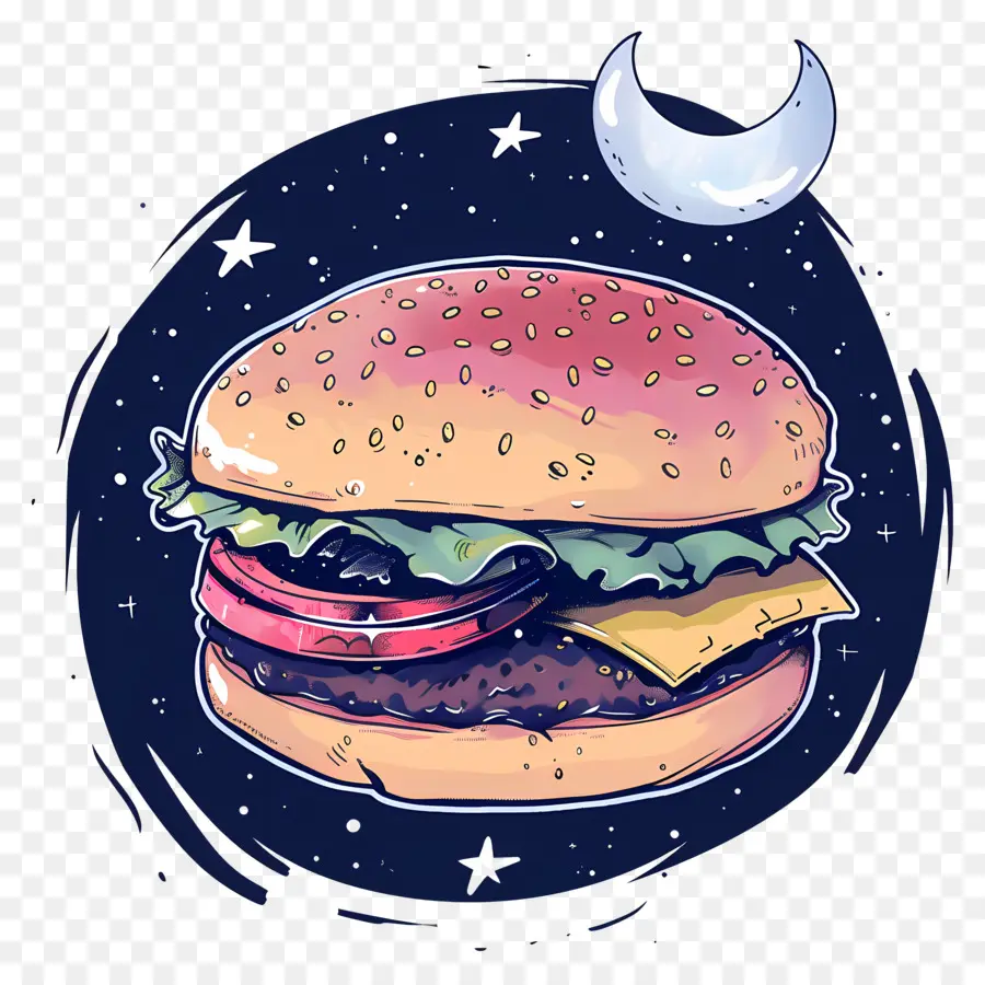 Hamburger，Burger Keju PNG