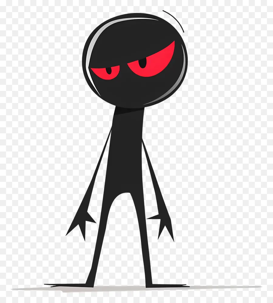 Stickman Marah，Karakter Kartun PNG