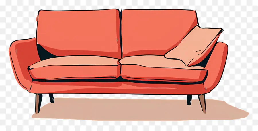 Sofa，Sofa Merah PNG