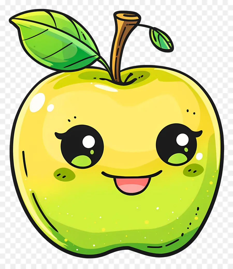 Lucu Apel，Kartun Apple PNG