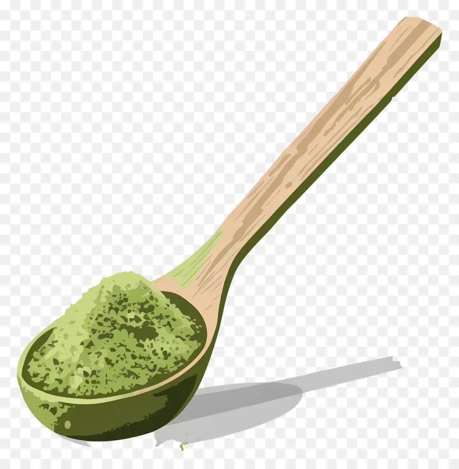 Sendok Bubuk Matcha，Matcha Bubuk PNG