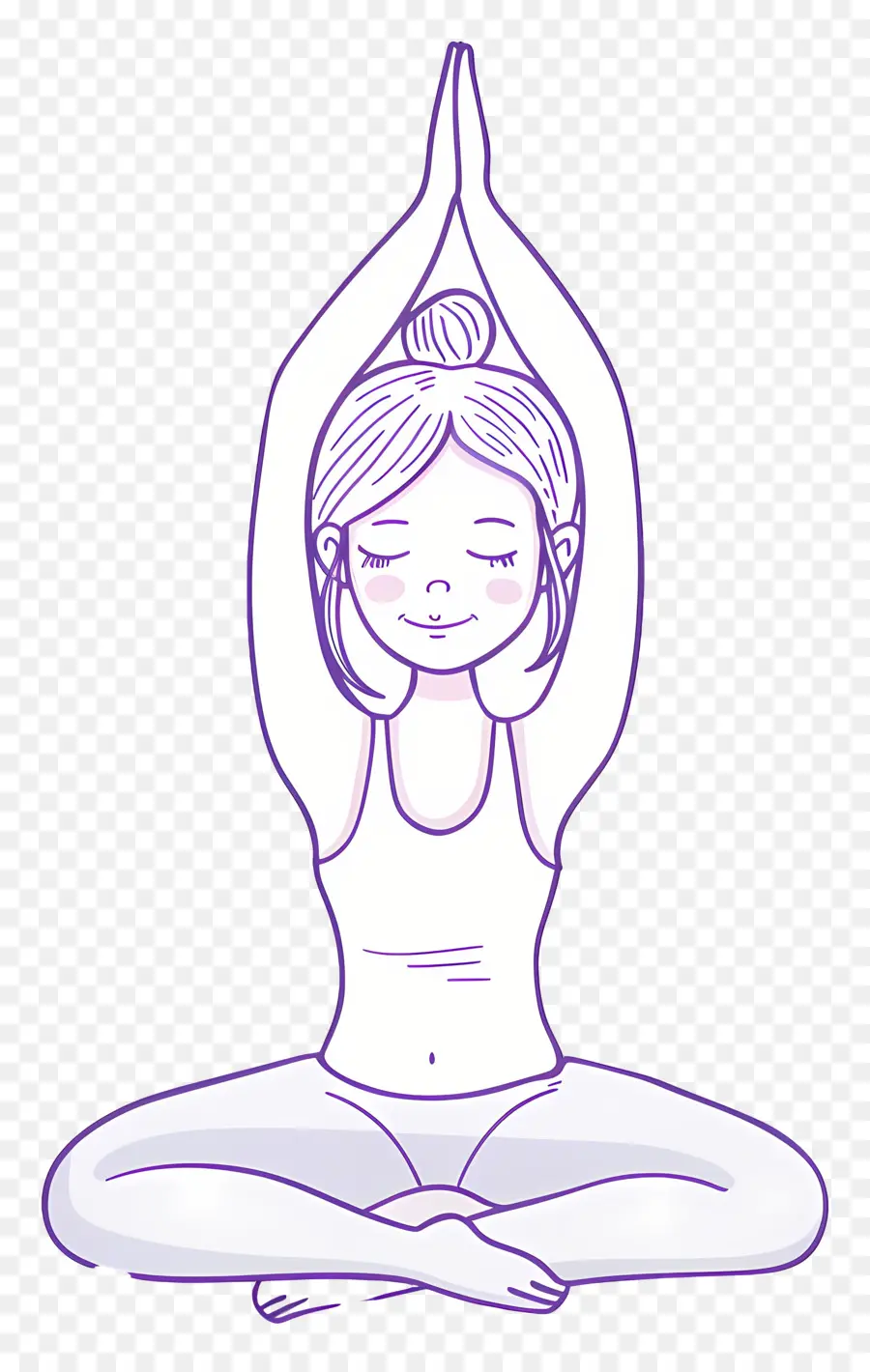 Gadis Melakukan Yoga，Yoga PNG