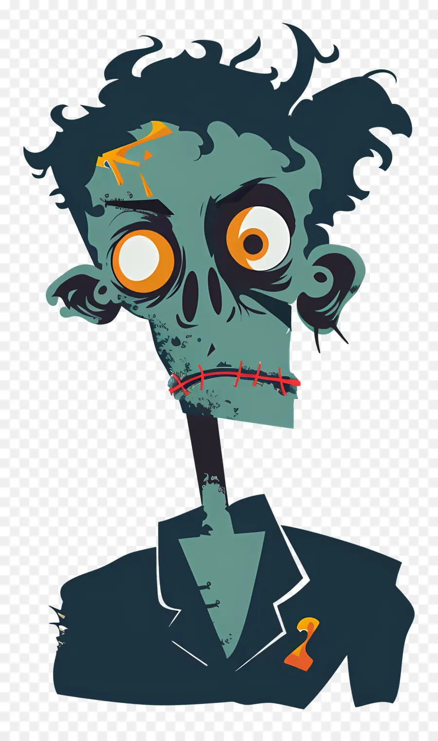 Halloween Zombie，Karakter Kartun PNG