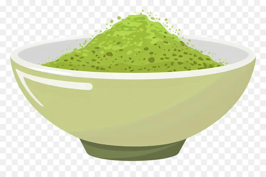 Matcha Bubuk，Teh Hijau PNG