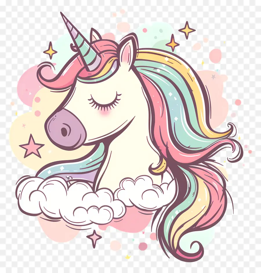 Unicorn Dengan Pelangi，Unicorn PNG