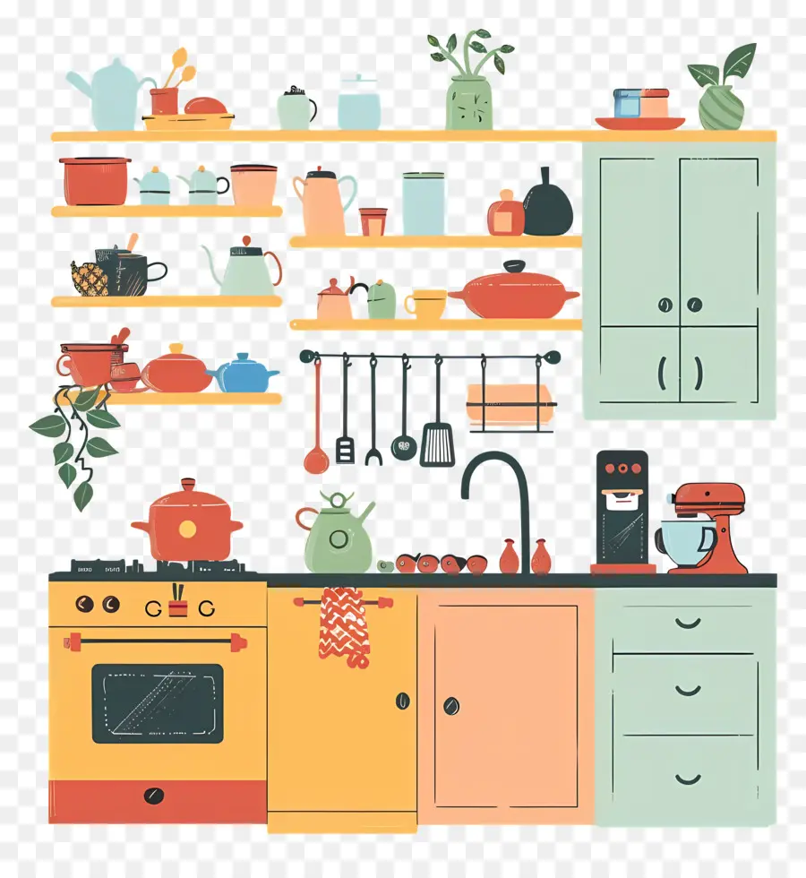 Dapur，Peralatan Dapur PNG