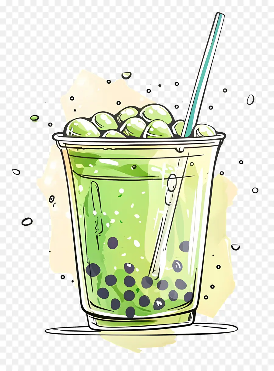 Teh Gelembung，Boba PNG