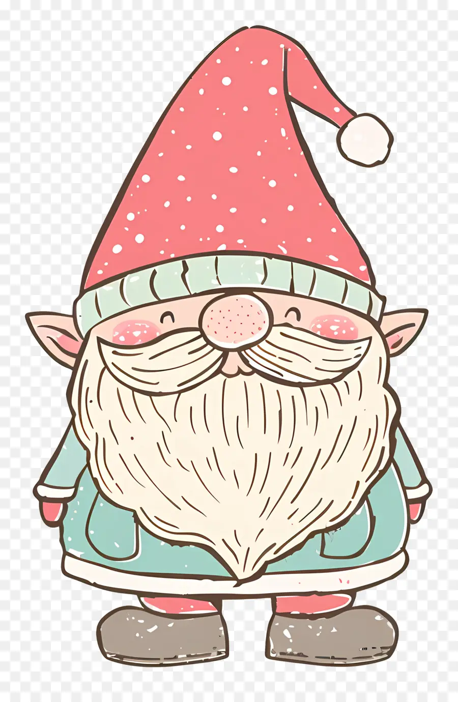 Natal Gnome，Kartun Gnome PNG