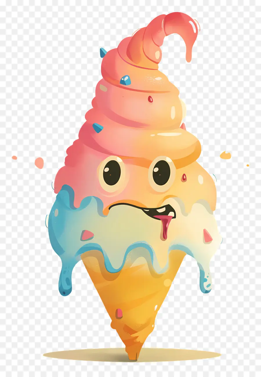 Monster Es Krim，Kartun Es Krim PNG