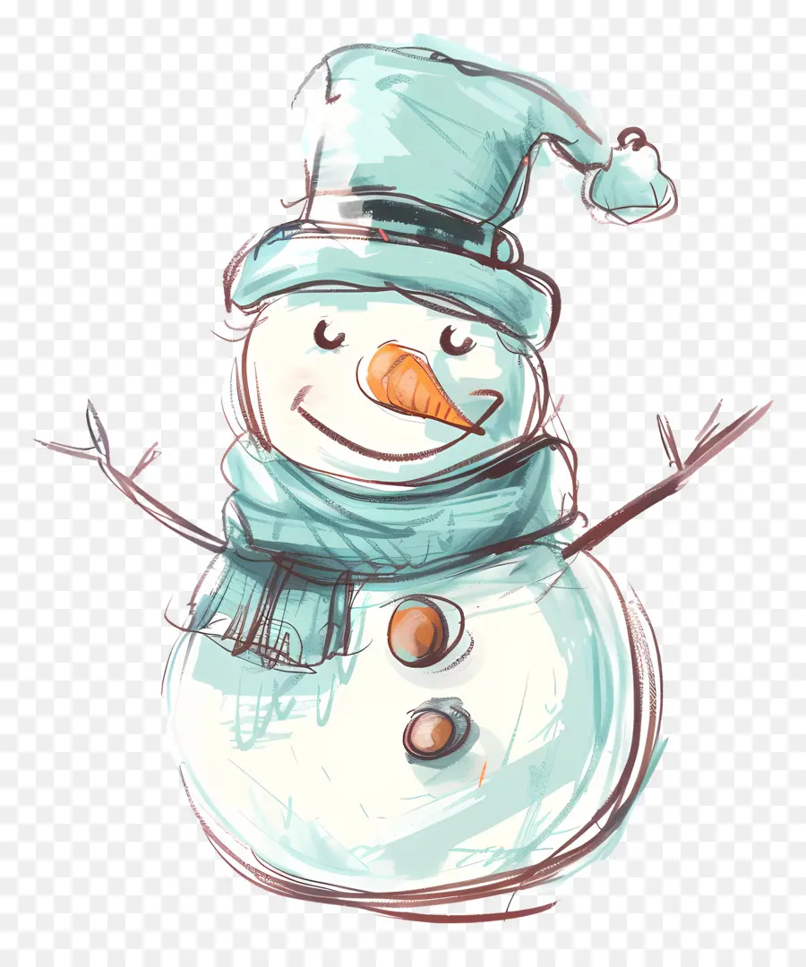 Natal Snowman，Manusia Salju PNG