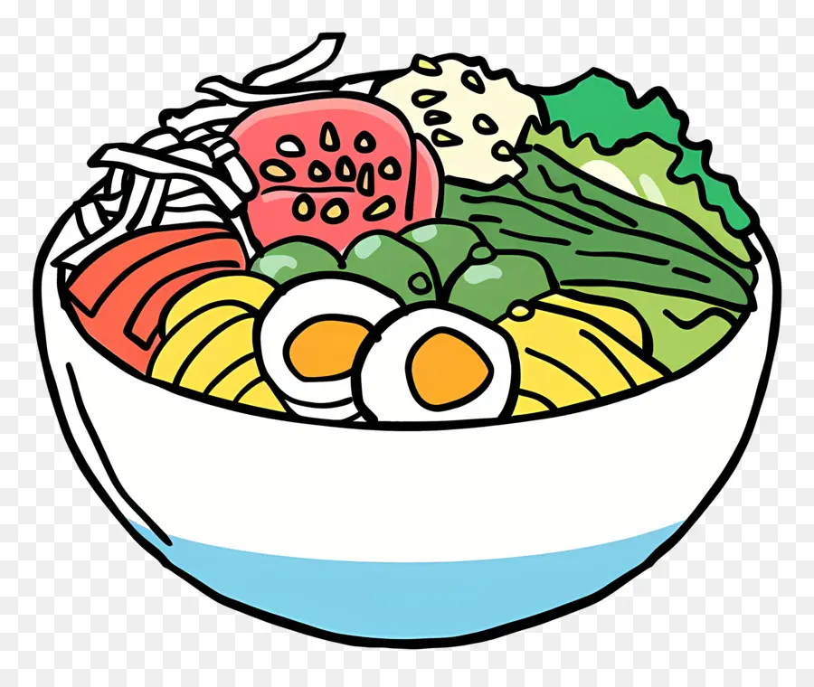 Korea Bibimbap，Salad PNG