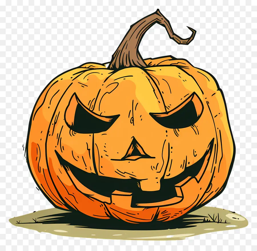 Labu Halloween，Ukiran Labu PNG