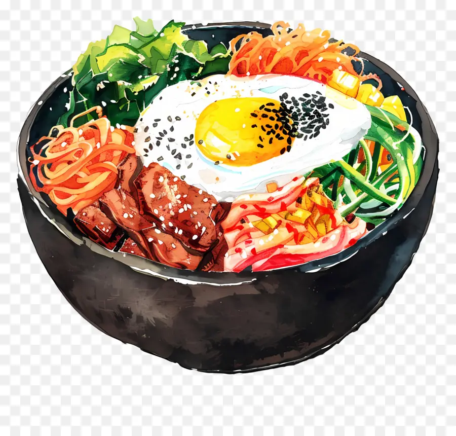 Bibimbap，Korea PNG