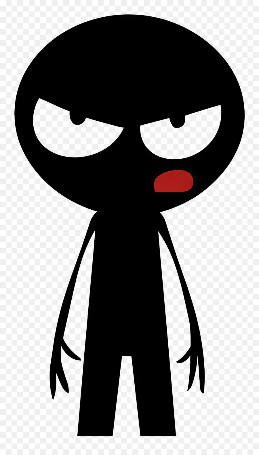 Stickman Marah，Karakter Kartun PNG