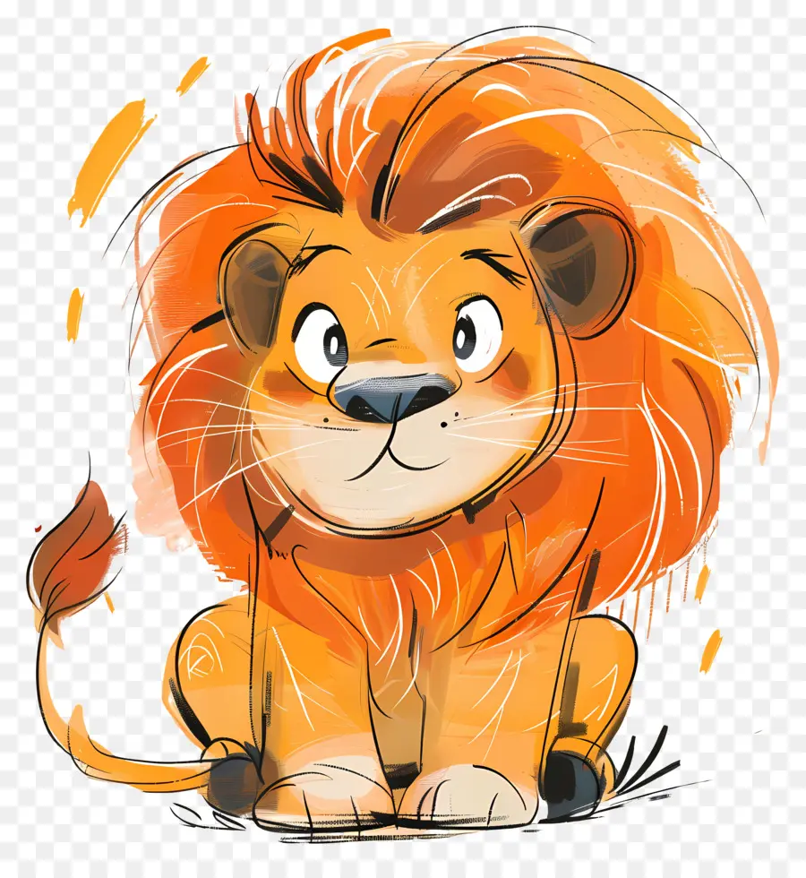 Lucu Singa，Lion Gambar PNG