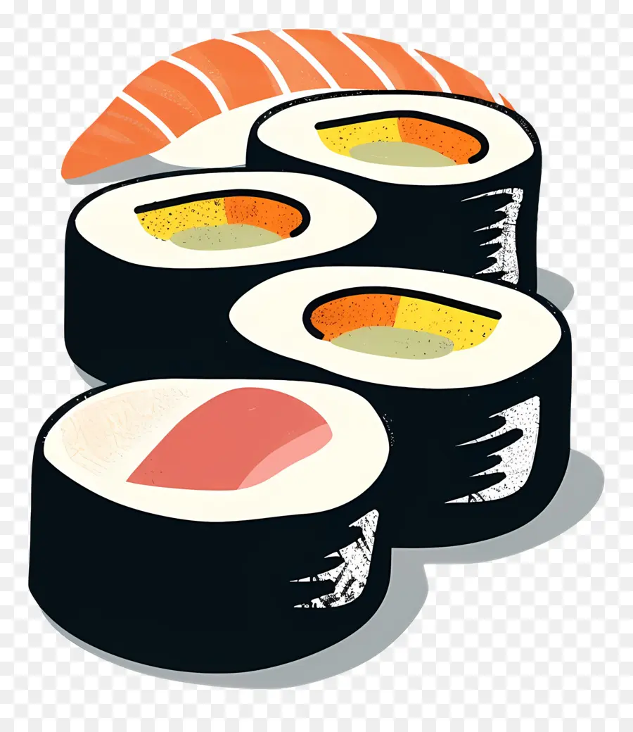 Sushi，Sushi Gulung PNG