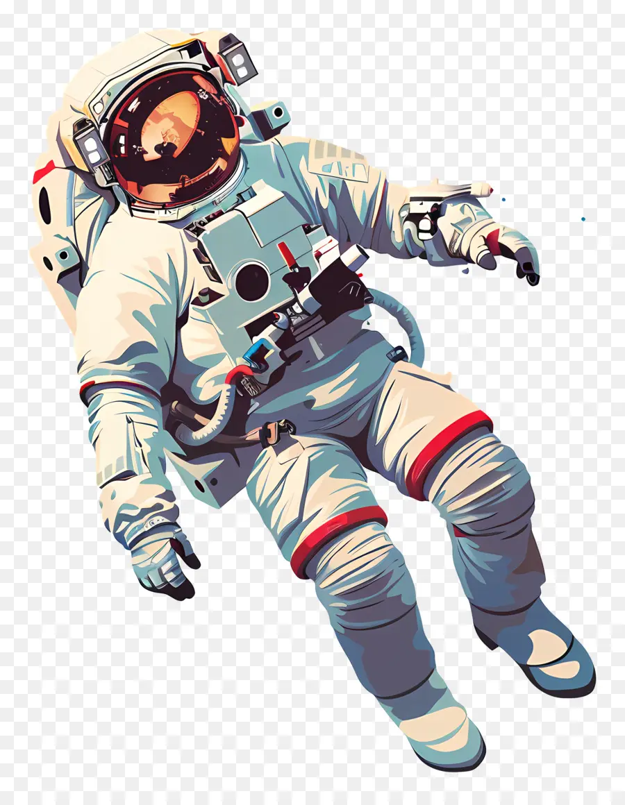 Astronot Di Ruang Angkasa，Astronot PNG