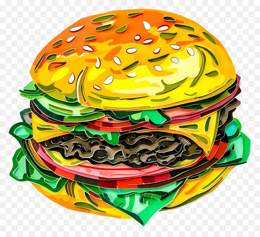 Hamburger，Daging PNG