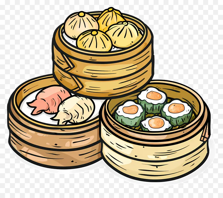 Dim Sum，Masakan Cina PNG