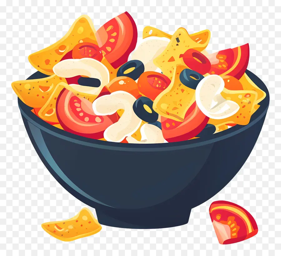 Semangkuk Makanan Ringan，Chip PNG