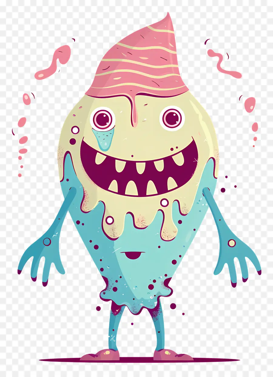 Monster Es Krim，Karakter Kartun PNG