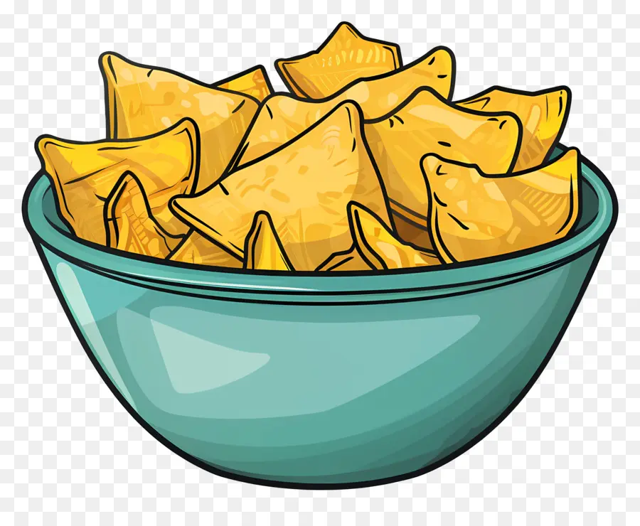 Semangkuk Chip，Tortilla Chips PNG