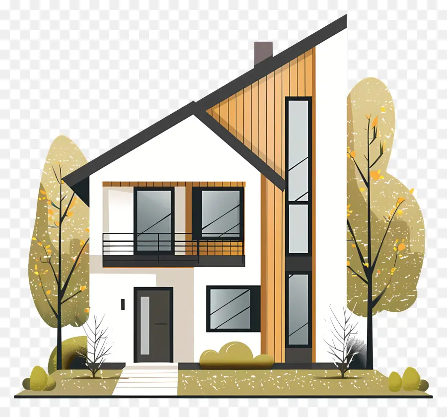 Rumah Modern，Rumah Modernis PNG