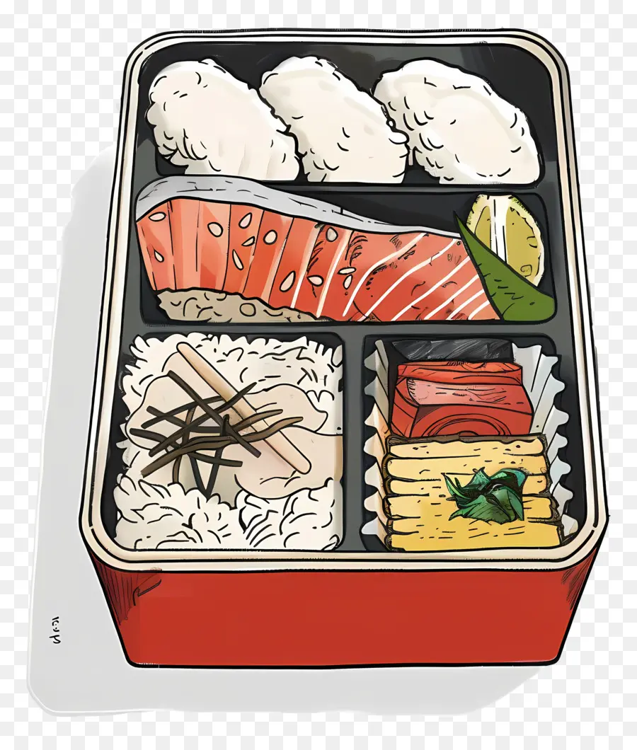 Kotak Bento，Sushi PNG