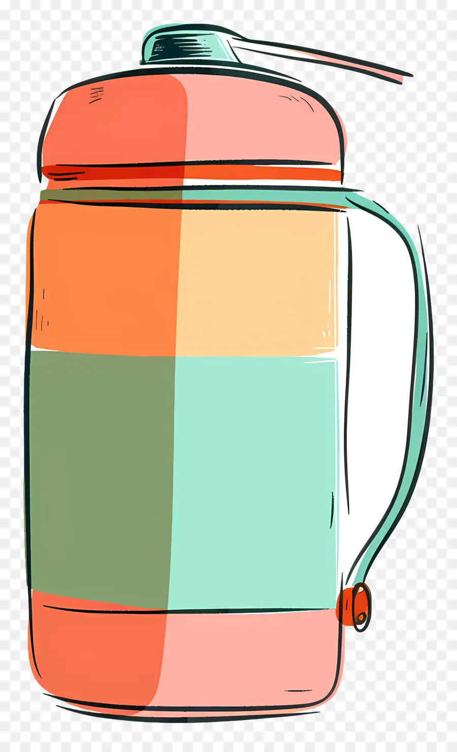 Tas Thermos，Wadah Kaca PNG