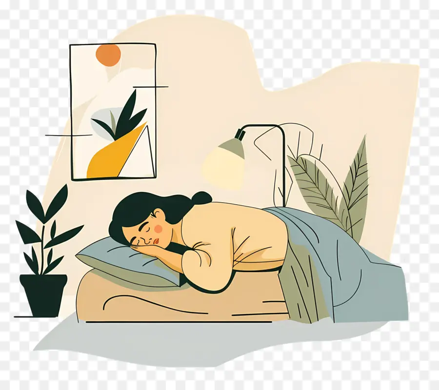 Wanita Tidur，Tidur PNG