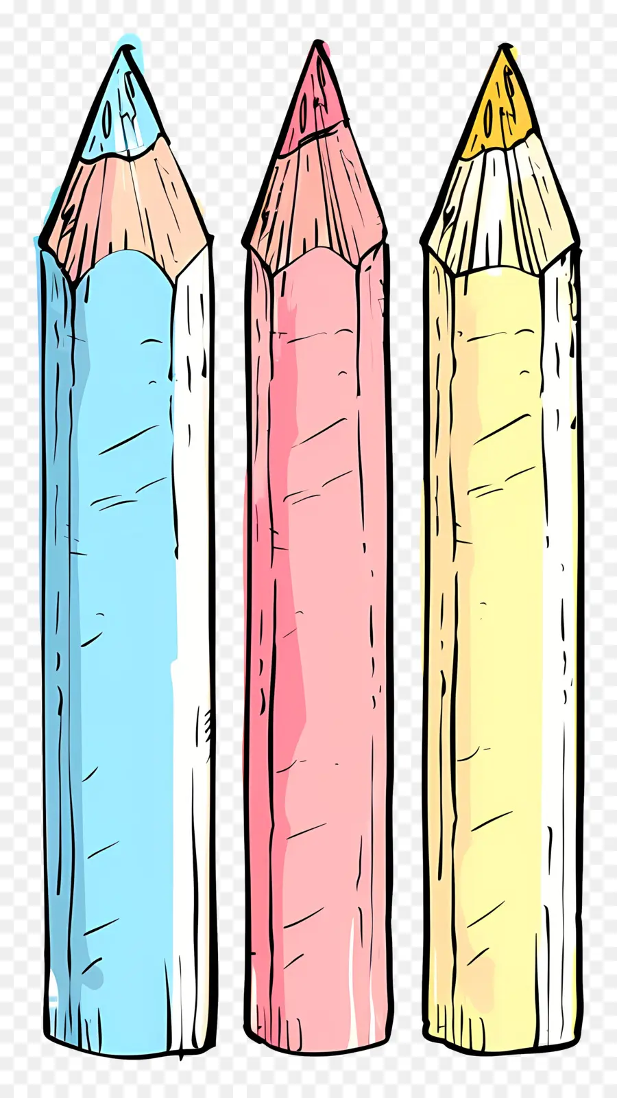 Pensil Warna，Pensil PNG