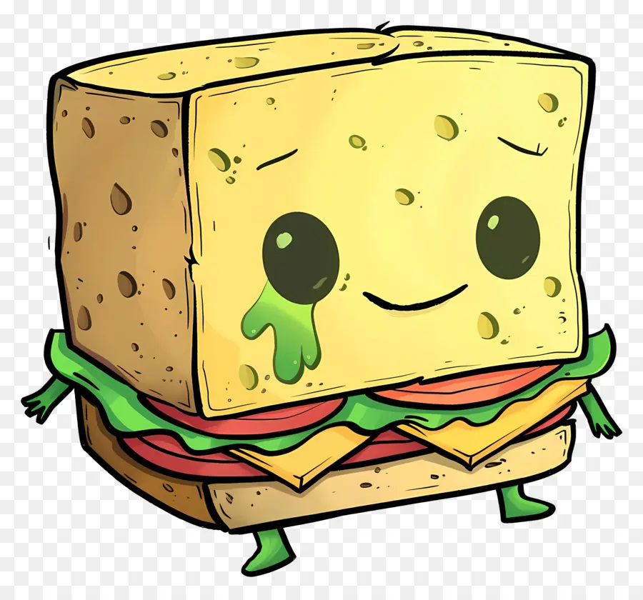 Kartun Sandwich，Air Mata PNG