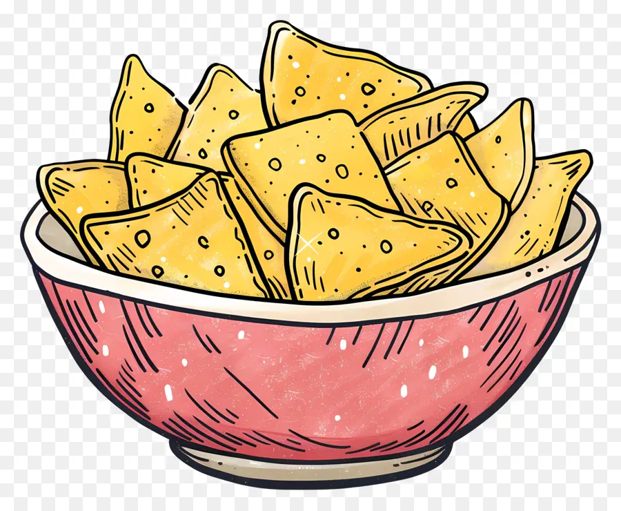 Semangkuk Chip，Tortilla Chips PNG