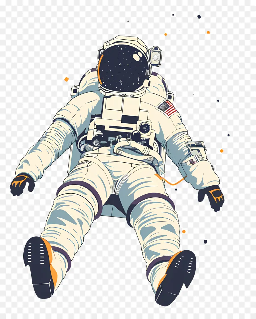 Astronot Di Ruang Angkasa，Astronot PNG