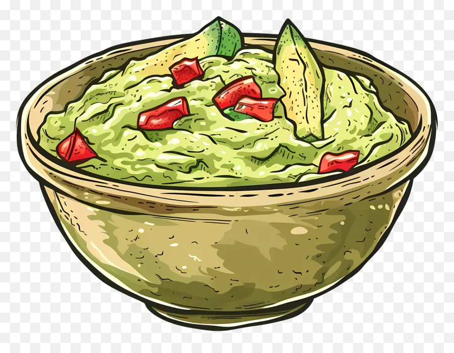 Guacamole，Alpukat PNG