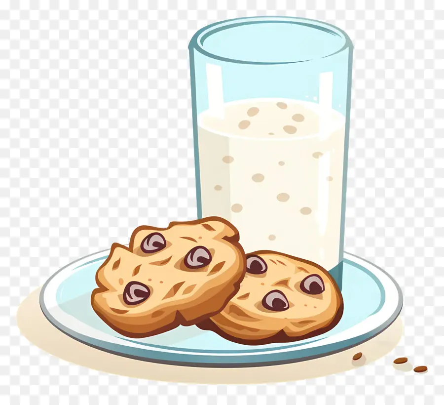 Kue Dan Susu，Chocolate Chip Cookie PNG