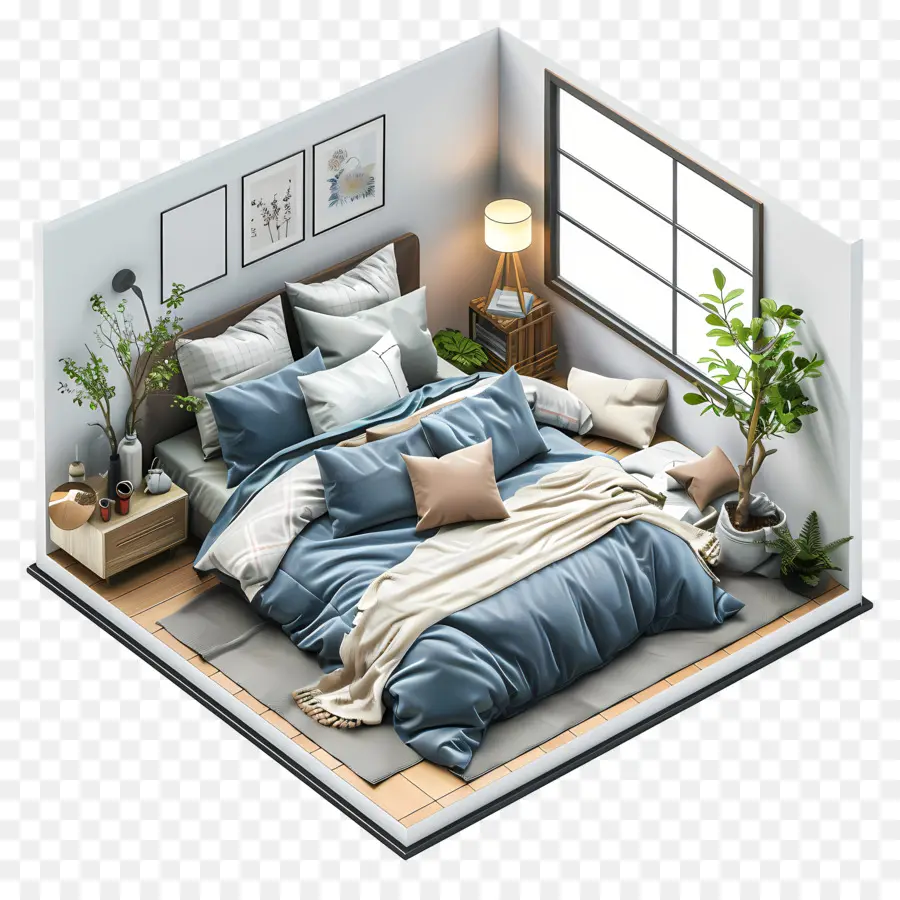 Kamar Tidur 3d，Kamar Tidur PNG