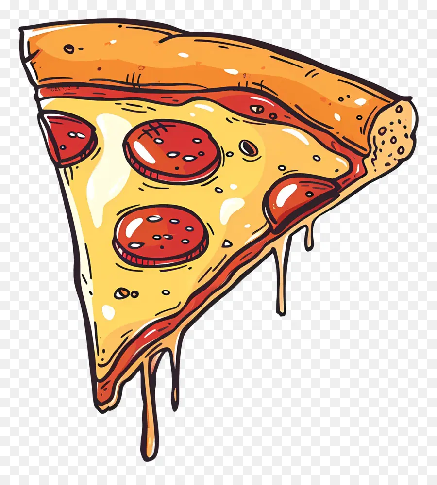 Pizza Slice，Pepperoni Pizza PNG