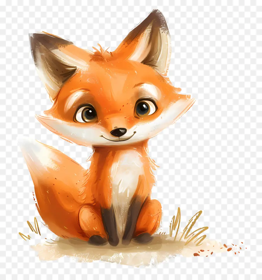 Bayi Rubah Yang Lucu，Kartun Fox PNG