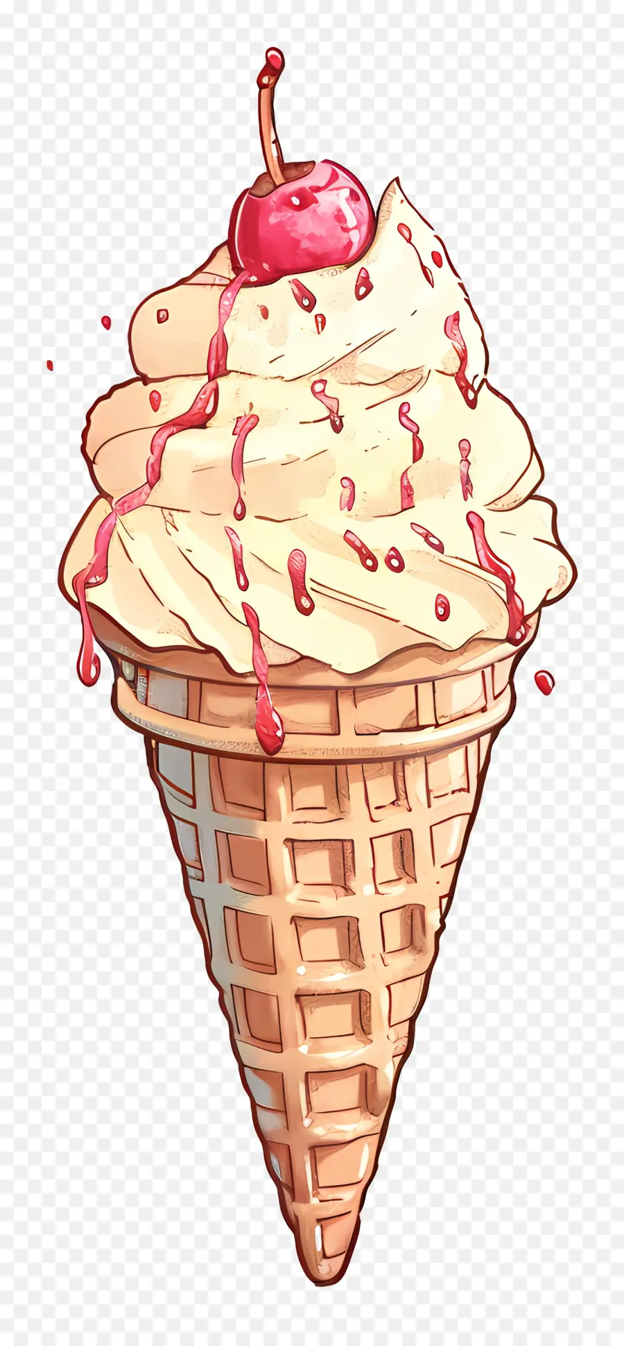 Es Krim，Es Krim Cone PNG