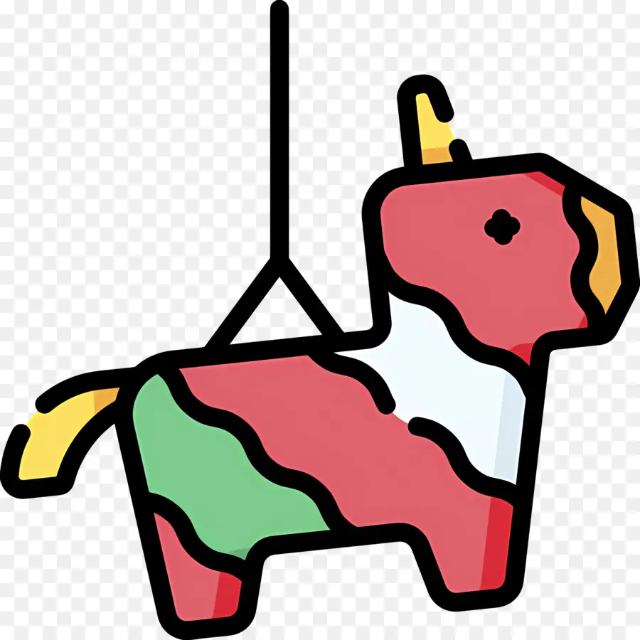 Pinata，Unicorn Kue PNG