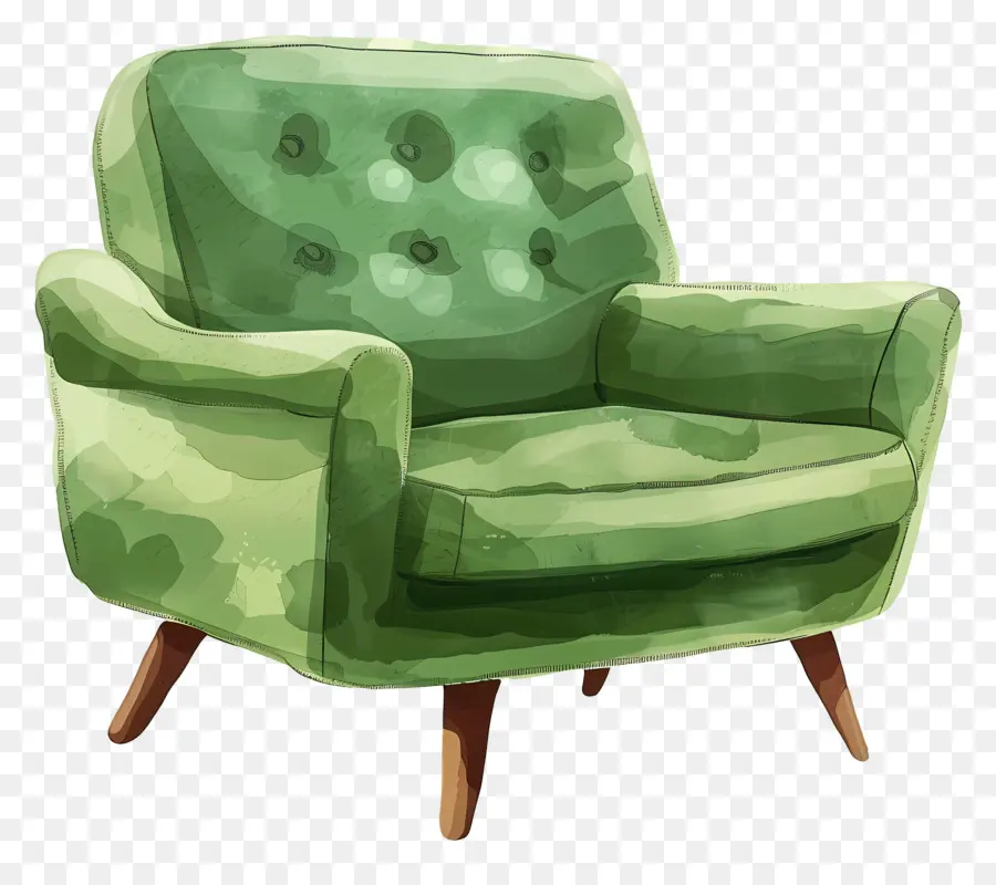 Sofa Hijau，Kursi Hijau PNG