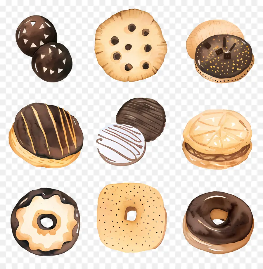 Cookie，Chocolate Chip Cookie PNG